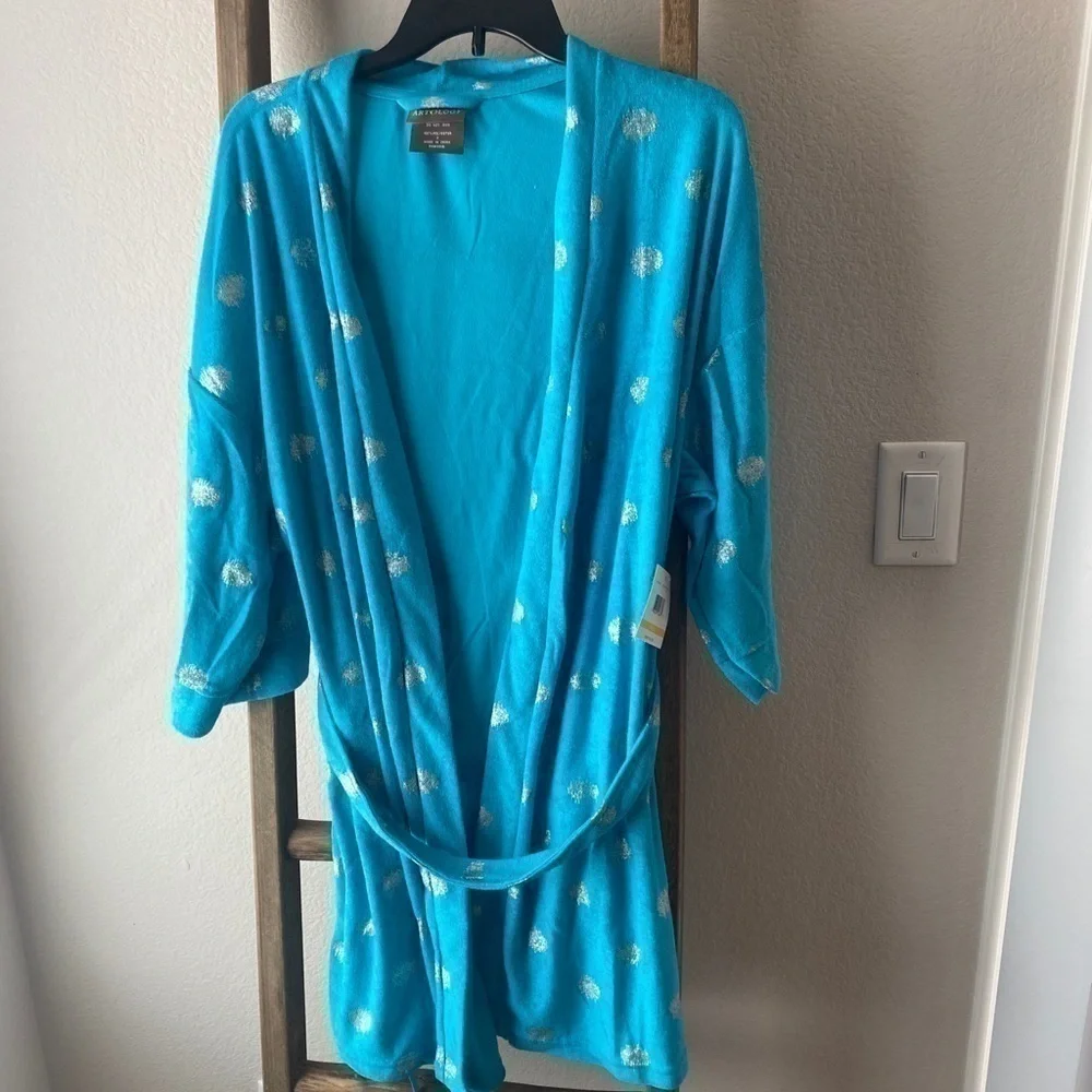 NWT - Artology Robe - blue size small